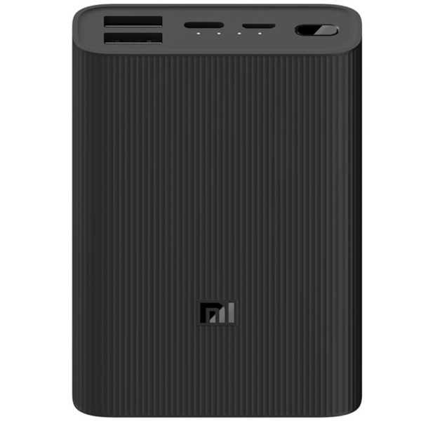 Xiaomi Mi Power Bank 3 Ultra Compact 10000 mAh, Black