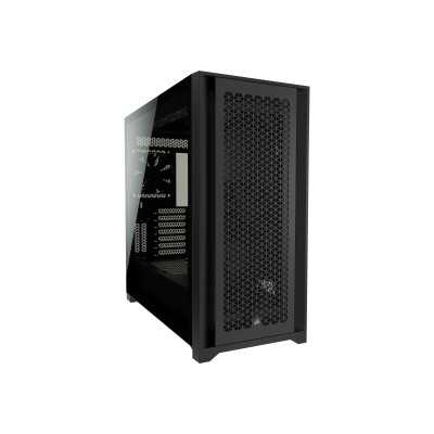 Corsair Computer Case iCUE 5000D Side window, Black, ATX, Power supply included No