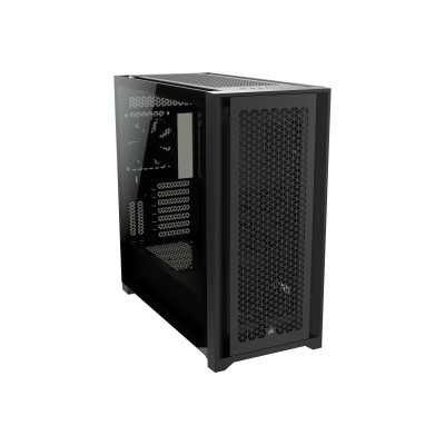 Corsair Computer Case iCUE 5000D Side window, Black, ATX, Power supply included No