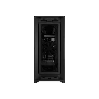 Corsair Computer Case iCUE 5000D Side window, Black, ATX, Power supply included No