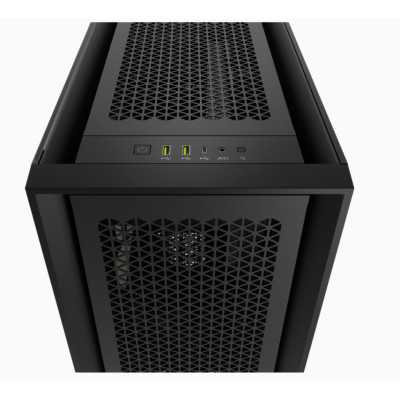 Corsair Computer Case iCUE 5000D Side window, Black, ATX, Power supply included No