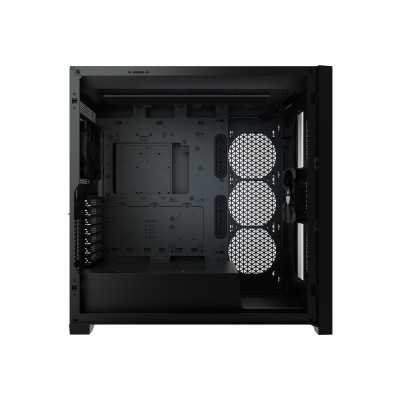 Corsair Computer Case iCUE 5000D Side window, Black, ATX, Power supply included No