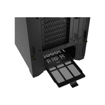 Corsair Computer Case iCUE 5000D Side window, Black, ATX, Power supply included No