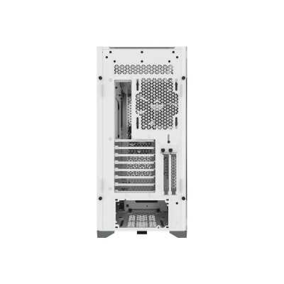 Corsair Computer Case iCUE 5000D Side window, White, ATX, Power supply included No