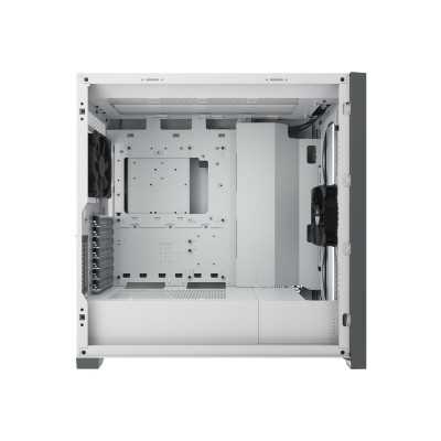 Corsair Computer Case iCUE 5000D Side window, White, ATX, Power supply included No