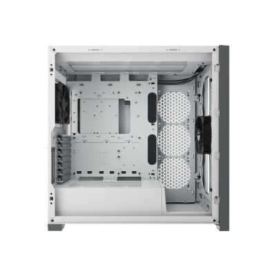 Corsair Computer Case iCUE 5000D Side window, White, ATX, Power supply included No