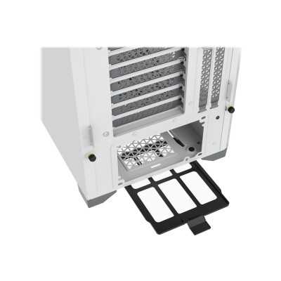 Corsair Computer Case iCUE 5000D Side window, White, ATX, Power supply included No