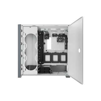 Corsair ATX PC Smart Case 5000X RGB Side window, White, Mid-Tower, Power supply included No