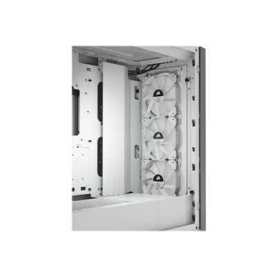 Corsair ATX PC Smart Case 5000X RGB Side window, White, Mid-Tower, Power supply included No