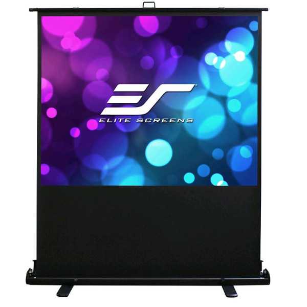 Elite Screens F107XWH2 Portable Screen, 107", 16:9, Black