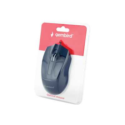 Gembird Optical Mouse MUS-3B-01 USB, Black