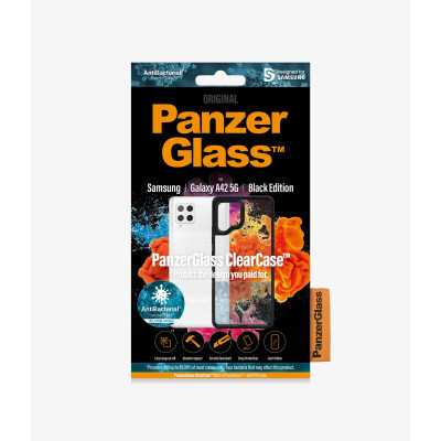 PanzerGlass Clear Case Samsung, Galaxy A42 5G, Hardened glass, Black AB