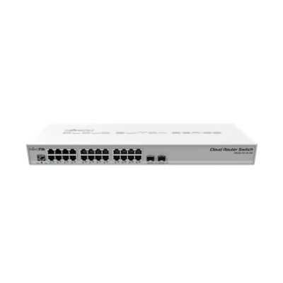 MikroTik Cloud Router Switch CRS326-24G-2S+RM Managed L3, Rackmountable, 1 Gbps (RJ-45) ports quantity 24, SFP+ ports quantity 2