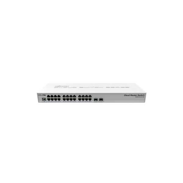 MikroTik Cloud Router Switch CRS326-24G-2S+RM Managed L3, Rackmountable, 1 Gbps (RJ-45) ports quantity 24, SFP+ ports quantity 2