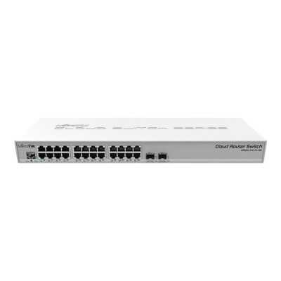 MikroTik Cloud Router Switch CRS326-24G-2S+RM Managed L3, Rackmountable, 1 Gbps (RJ-45) ports quantity 24, SFP+ ports quantity 2