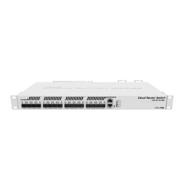 MikroTik Cloud Core Switch CRS317-1G-16S+RM, montuojamas ant stovo, 16, valdomas L3, 1