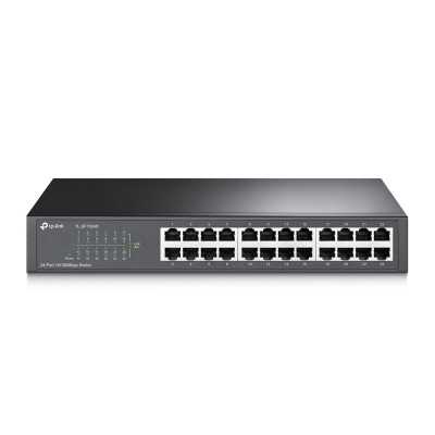 TP-LINK Switch TL-SF1024D Unmanaged, Desktop/Rackmountable, 10/100 Mbps (RJ-45) ports quantity 24