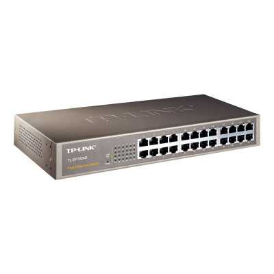 TP-LINK Switch TL-SF1024D Unmanaged, Desktop/Rackmountable, 10/100 Mbps (RJ-45) ports quantity 24