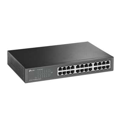 TP-LINK Switch TL-SF1024D Unmanaged, Desktop/Rackmountable, 10/100 Mbps (RJ-45) ports quantity 24