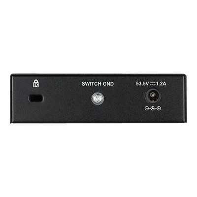 D-Link Switch DGS-1005P Unmanaged, Desktop, 1 Gbps (RJ-45) ports quantity 5, PoE ports quantity 4, Power supply type External