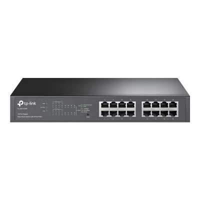 TP-LINK Switch TL-SG1016PE Web Managed, Desktop/Rackmountable, 1 Gbps (RJ-45) ports quantity 16, PoE+ ports quantity 8