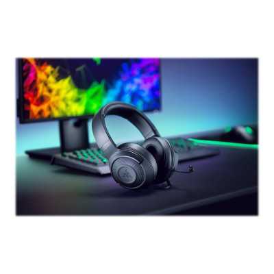 Razer Kraken X Lite Gaming Headset, Wired, Microphone, Black