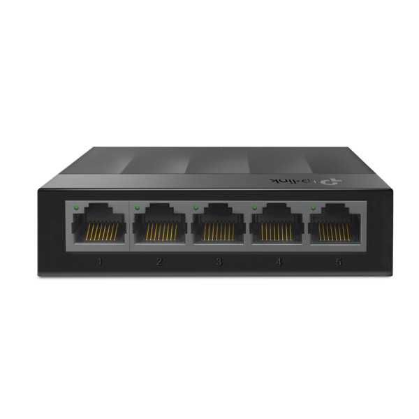 TP-LINK 5 prievadų darbalaukio jungiklis LS1005G nevaldomas, darbalaukis