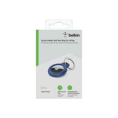 Belkin Secure Holder with Key Ring for AirTag Blue