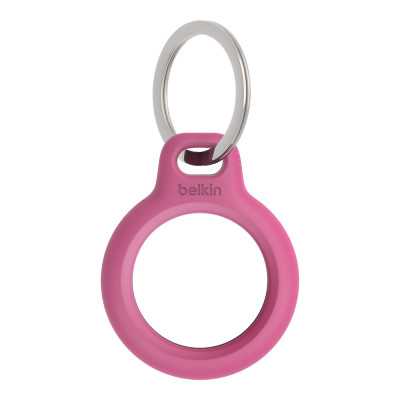 Belkin Secure Holder with Key Ring for AirTag Pink