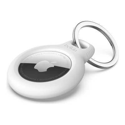 Belkin Secure Holder with Key Ring for AirTag white