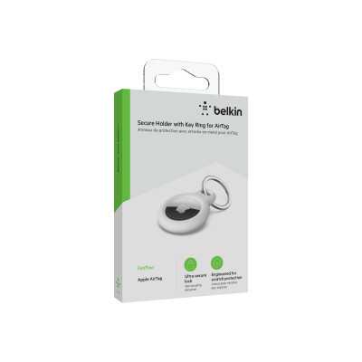 Belkin Secure Holder with Key Ring for AirTag white