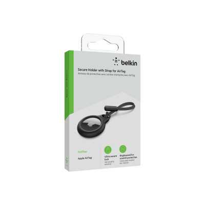 Belkin Secure Holder with Strap for AirTag Black