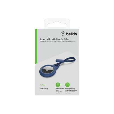 Belkin Secure Holder with Strap for AirTag Blue