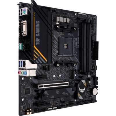 Asus TUF GAMING B550M-E Processor family AMD, Processor socket AM4, DDR4 DIMM, Memory slots 4, Supported hard disk drive interfa