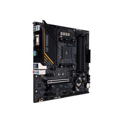 Asus TUF GAMING B550M-E Processor family AMD, Processor socket AM4, DDR4 DIMM, Memory slots 4, Supported hard disk drive interfa