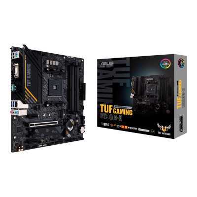 Asus TUF GAMING B550M-E Processor family AMD, Processor socket AM4, DDR4 DIMM, Memory slots 4, Supported hard disk drive interfa