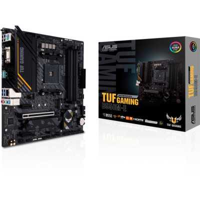 Asus TUF GAMING B550M-E Processor family AMD, Processor socket AM4, DDR4 DIMM, Memory slots 4, Supported hard disk drive interfa