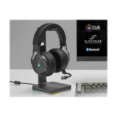 Corsair High-Fidelity Gaming Headset VIRTUOSO RGB WIRELESS XT Built-in microphone, Over-Ear, Black