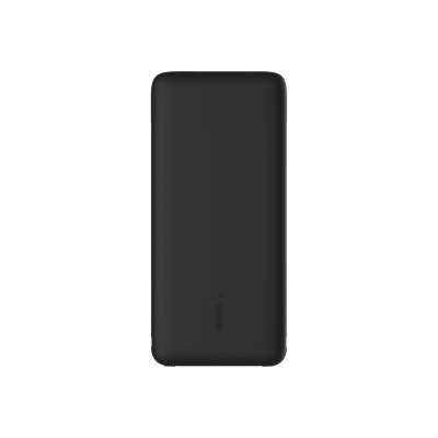 Belkin BOOST CHARGE Plus Power Bank 10000 mAh, Integrated LTG and USB-C cables, Black, 18 W