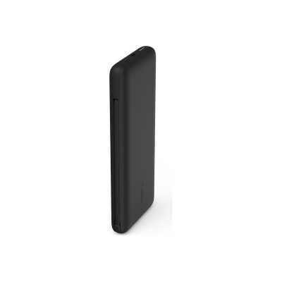 Belkin BOOST CHARGE Plus Power Bank 10000 mAh, Integrated LTG and USB-C cables, Black, 18 W