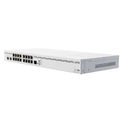 Mikrotik Cloud Core Router CCR2004-16G-2S+, 2x10G SFP+ ports, 16x Gigabit LAN ports, 1x RJ45 Serial port, 4 core CPU, 4 GB RAM, 