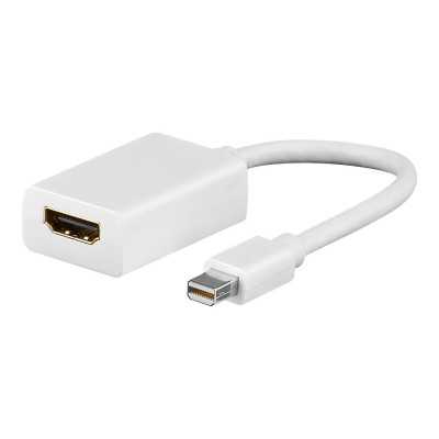 Goobay Mini DisplayPort/HDMI adapter cable 1.1 51729 White, HDMI female (Type A), Mini DisplayPort male