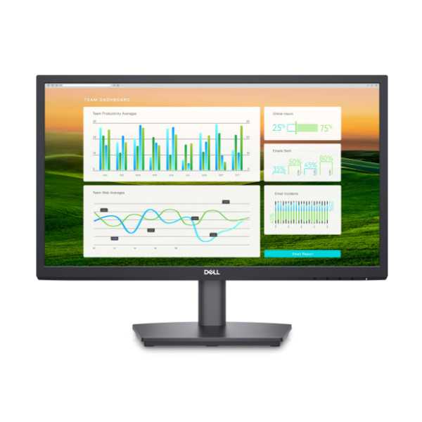 Dell LCD monitor E2222HS 22 ", VA, FHD, 1920 x 1080, 16:9, 5 ms, 250 cd/m , Black, HDMI ports quantity 1, 60 Hz