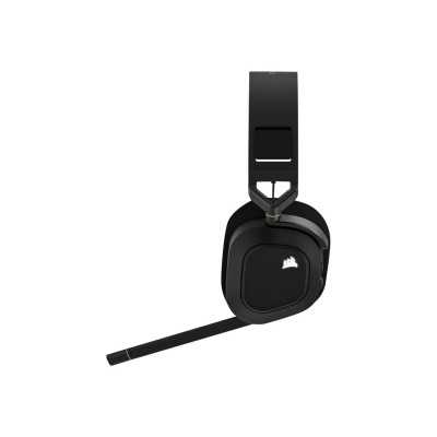 Corsair Gaming Headset RGB HS80 Built-in microphone, Carbon, Wireless, Over-Ear, Wireless