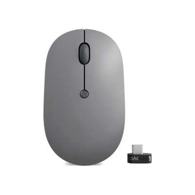 Lenovo Go USB-C Wireless Mouse Rechargeable 4.2V Li-Io battery, Black