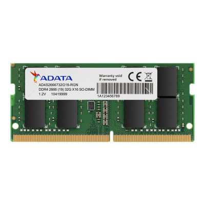 ADATA Premier DDR4 RAM 8 GB, SO-DIMM, 2666 MHz, Notebook, Registered No, ECC No