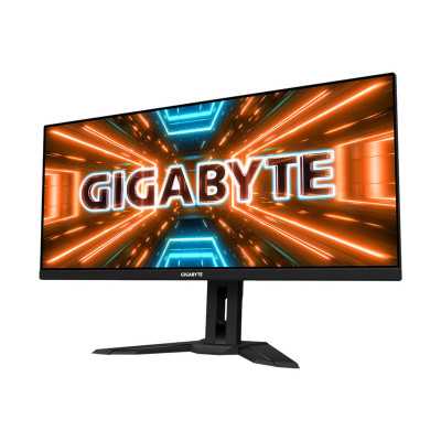 Gigabyte Gaming Monitor M34WQ-EK 34 ", IPS, WQHD, 3440 x 1440, 21:9, 1 ms, 400 cd/m , HDMI ports quantity 2, 144 Hz