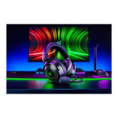 Razer Gaming Headset Kraken V3 Hypersense Built-in microphone, Black, Wired, Noise canceling