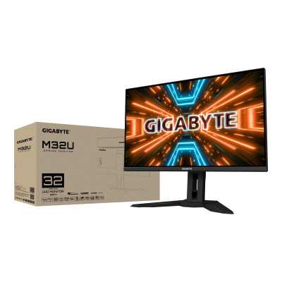 Gigabyte Gaming Monitor M32U-EK 32 ", UHD, 3840 x 2160 pixels, 1 x Audio out, HDMI ports quantity 2, 144 Hz