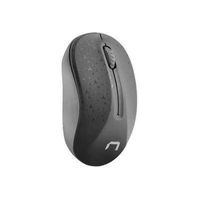 Natec Mouse, Toucan, Wireless, 1600 DPI, Optical, Black-Grey